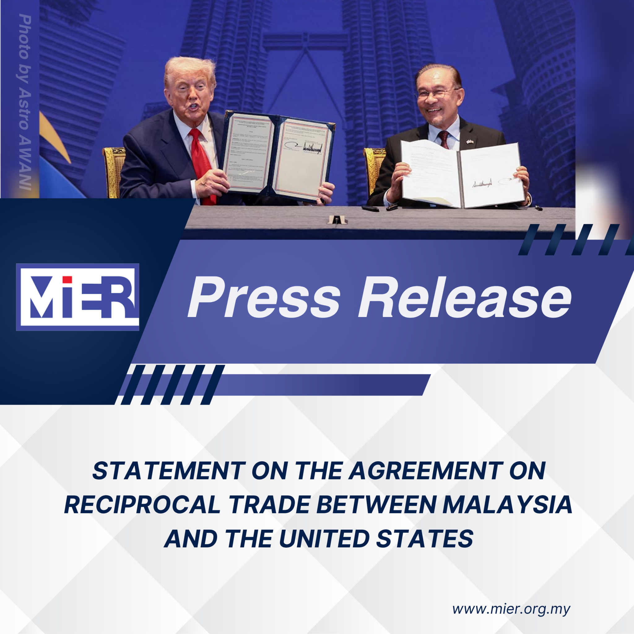 Statement on The Agreement on Reciprocal Trade Between Malaysia and The ...